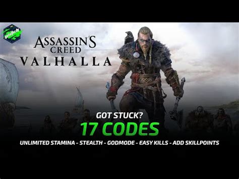 assassin's creed valhalla quick codes.